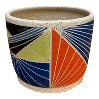 Handmade Ching Wang Medium Cachepot For Sale