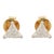 Triangle Shape Dainty Diamond Stud Earrings - 2 Pieces For Sale
