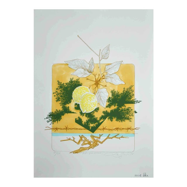 Leo Guida, Still Life, Screen Print, 1976 For Sale