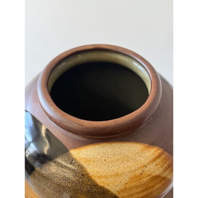 1970s Robert Maxwell Large Ceramic Vase For Sale In Los Angeles - Image 6 of 8