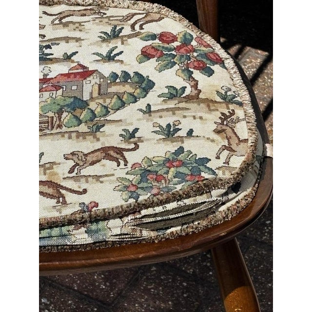 Vintage Oak Dining Chairs from Ercol, Set of 4 For Sale - Image 9 of 11