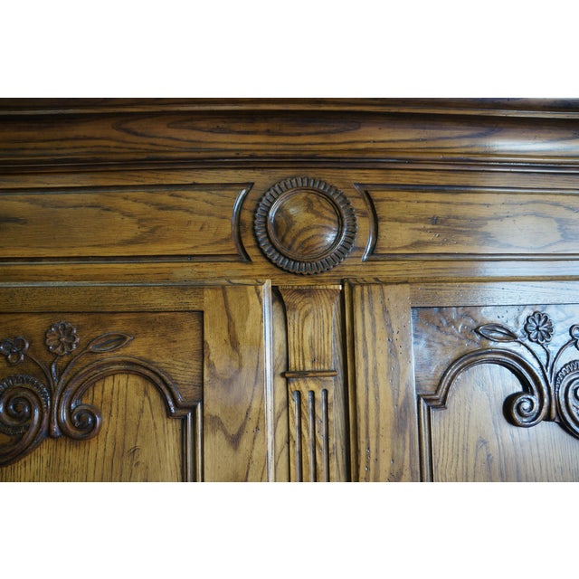 Wood Late 20th Century Baker Parisian Armoire Cabinet For Sale - Image 7 of 12