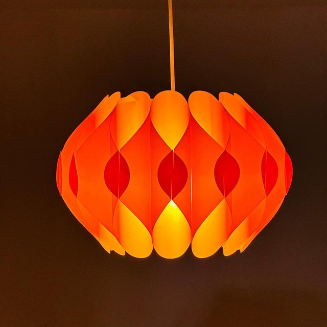 Butterfly Pendant Lamp by Lars Schiøler for Hoyrup Denmark For Sale - Image 4 of 11