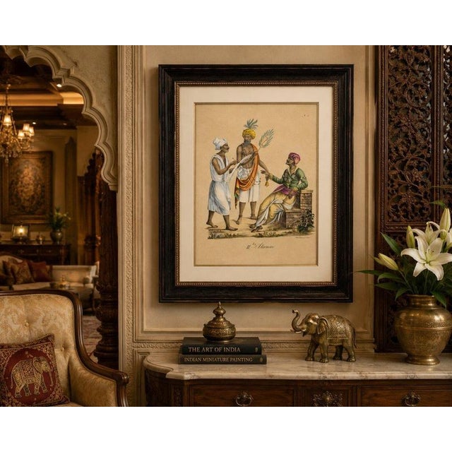Brodtmann, Indian Merchants & Noblemen, 1816, Lithograph For Sale - Image 9 of 10