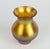 Vase in golden iridescent glass created by Karl Wiedmann for the Myra series published by the German manufacturer WMF,...