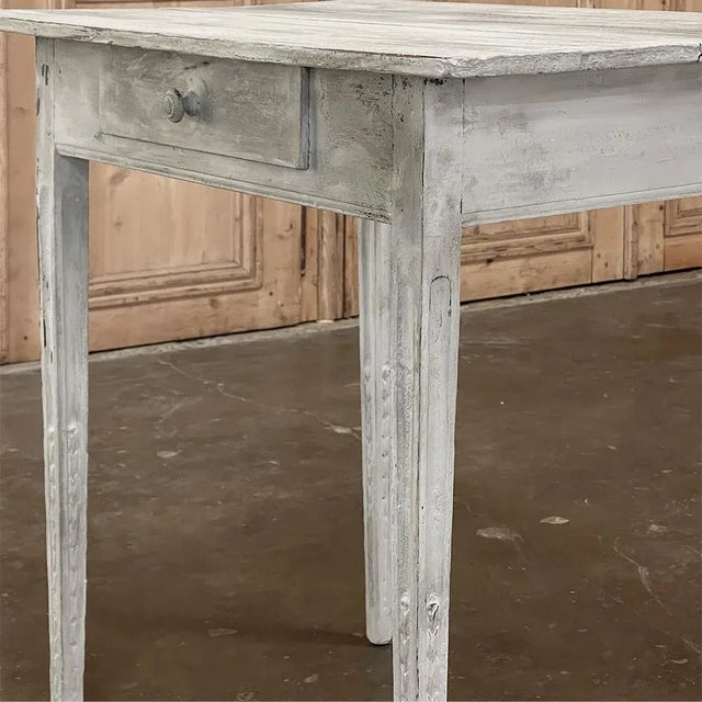 18th Century Country French Painted End Table For Sale - Image 14 of 14