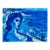 Contemporary Seascape Oil Painting in Blue For Sale