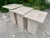 Mid-Century Modern 1980s Vintage Tall Marble Nesting Tables For Sale - Image 3 of 11