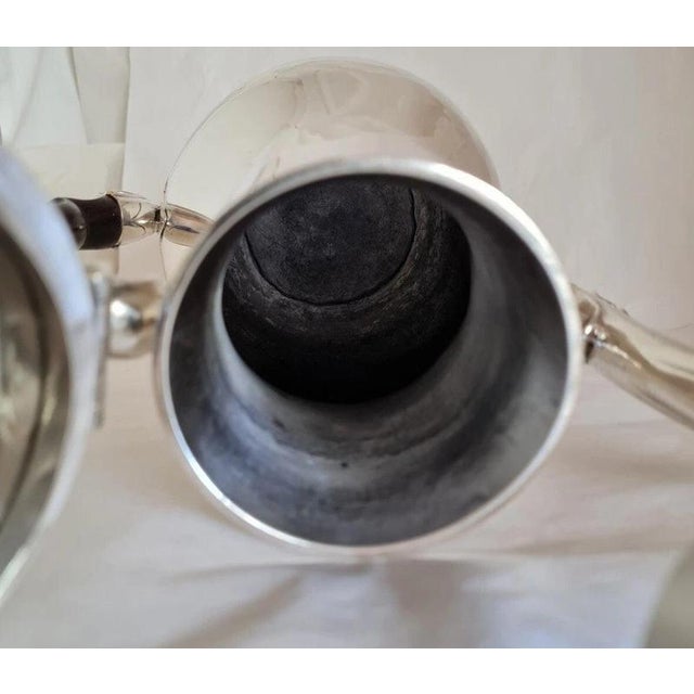 Antique George III Sterling Silver Coffee Pot from Thomas Wallis I, London, 1771 For Sale - Image 6 of 11