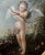 French Cupid W/ Bow and Arrow -18th Century French Oil Painting For Sale - Image 3 of 10