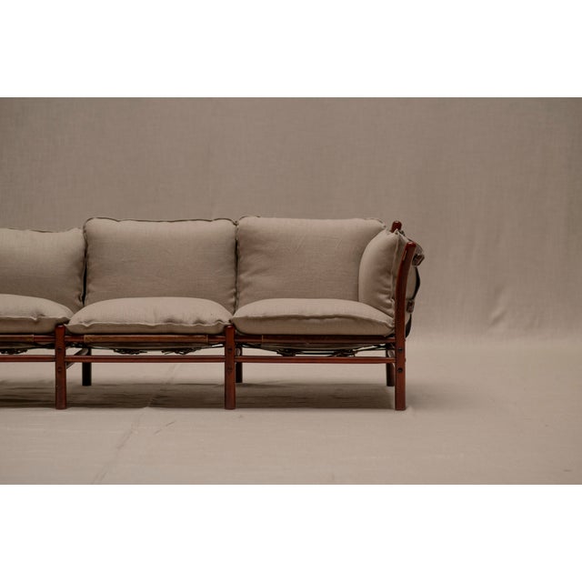 Ilona Safari Three-Seater Sofa by Arne Norell for Aneby Möbler, 1960s For Sale - Image 3 of 18