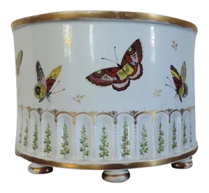 Early 19th Century English Butterfly Spode Bough Pot Vase Planter