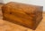 Oversize Vintage Domed Lid Burled Wood Box For Sale In Kansas City - Image 6 of 13