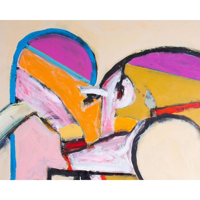 Paper Abstract Acrylic Painting by James L. Bruch For Sale - Image 7 of 8