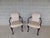 Late 20th Century Southwood Georgian Queen Anne Style Fireside Accent Arm Chairs - A Pair For Sale - Image 5 of 18