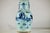 Chinese Blue and White Porcelain Altar Vase With Immortal Figures and Celadon Tint For Sale - Image 18 of 18