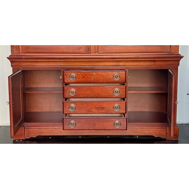 Bassett Furniture Rustic European Style Cherry China