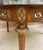 20th Century French Louis XVI Style Bronze, Round Marble & Oak Table For Sale - Image 12 of 18