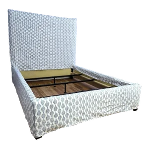 Lee Industries Mumbai Ink Slipcovered Full Bed