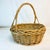 Boho Chic Vintage French Style Boho Chic Coastal Gathering Basket For Sale - Image 3 of 12