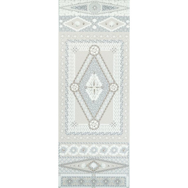 Schumacher X Mary McDonald Shell Grotto Panel B in Seafoam For Sale In Charlotte - Image 6 of 6