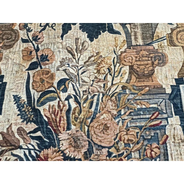 Brown Vintage Colonnades Tapestry, 1980 For Sale - Image 8 of 18