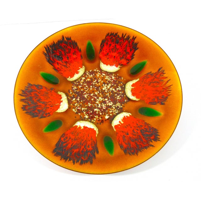 A stunning example from the Edwards Star Studio for Gump's Department Store in San Francisco, CA in the 1970's and 80's....