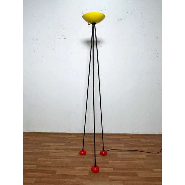 Metal C, 1980s Postmodern Koch & Lowy Tripod Floor Lamp For Sale - Image 7 of 7