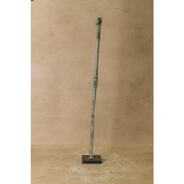 Benin Bronze Sculpture For Sale - Image 5 of 11