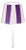 Zafferano Ceramic Lilac Striped Shade for Poldina Micro Lido Lamp For Sale