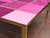 Contemporary Coffee Table in Purple Murano Glass with Brass Trim and Legs from Justfurnituress SRL For Sale - Image 3 of 5