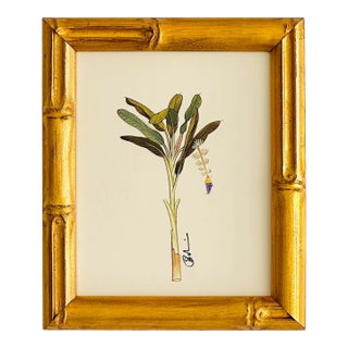 Original Hand Painted Banana Palm Tree For Sale