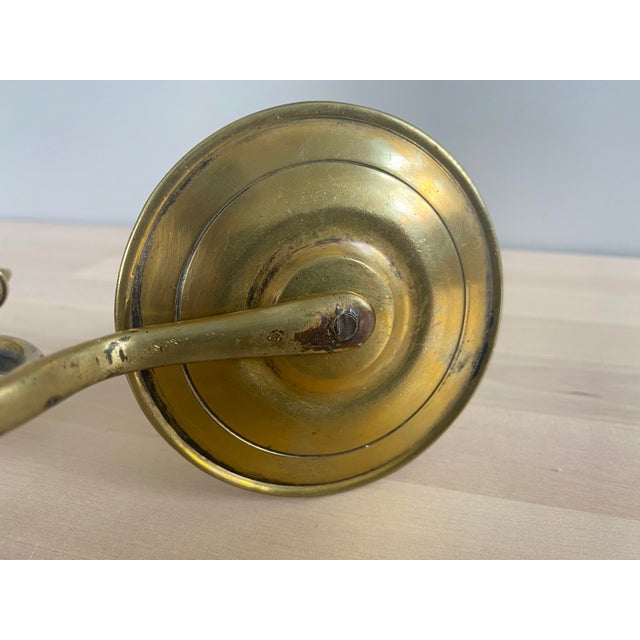 Late 19th Century English 2-Candle Adjustable Lamp For Sale - Image 9 of 13