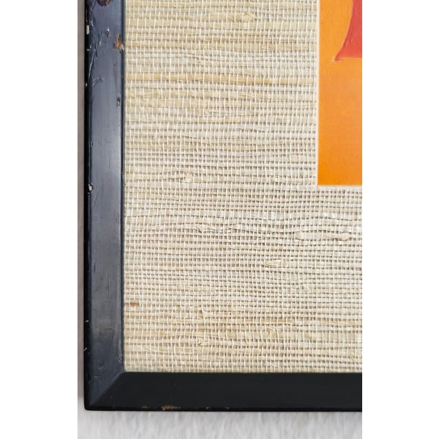 Irene Hartlmayer, Mid-Century Modern Abstract Compositions, 1966, Gouache, Framed, Set of 3 For Sale - Image 7 of 12