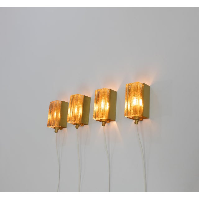 Vintage Atlantic Wall Lamps by Vitrika, 1970s, Set of 4 For Sale - Image 11 of 11