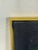 Textile 1968 Signed Abstract Figurative Painting in Navy & Emerald Green For Sale - Image 7 of 12