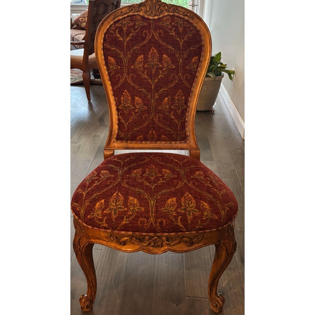 Century Furniture Couer De France Cherrywood Provincial Dining Table & 6 Chairs For Sale - Image 10 of 12