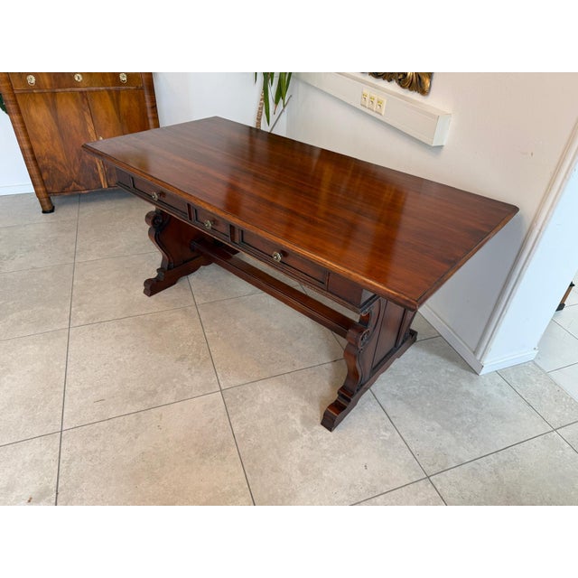 Baroque Style Writing Desk, 1970s For Sale - Image 14 of 15