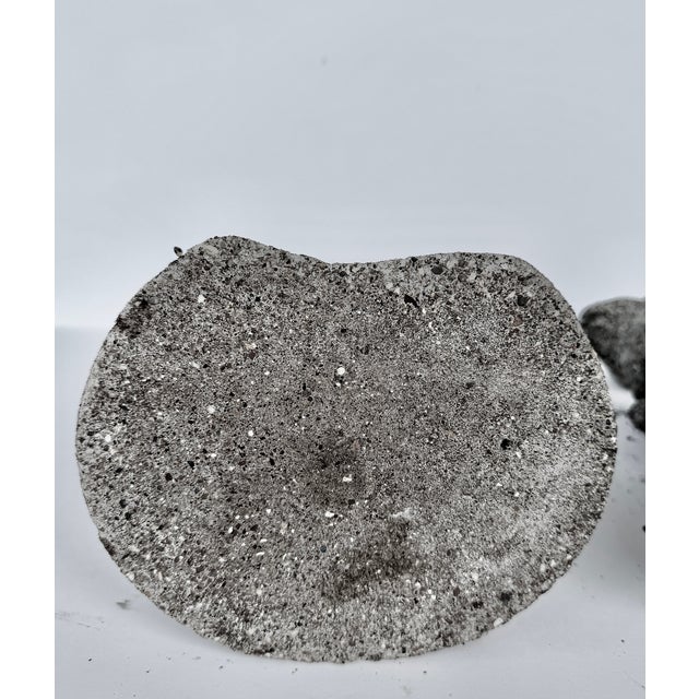 Composition Stone Garden Rabbit Sculptures With Weathered Patina, Pair For Sale - Image 11 of 14