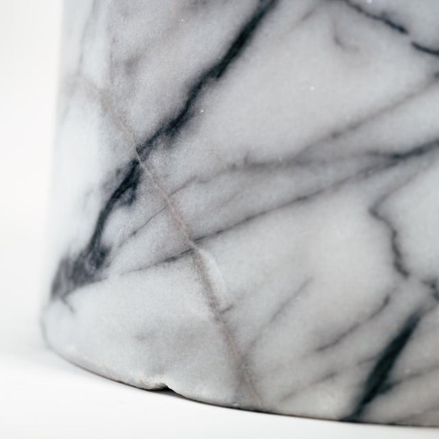 Mid-Century Marble Dining Table with Conical Base in the style of Angelo Mangiarotti For Sale - Image 14 of 18