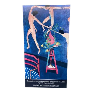 Rare 1973 Kimbell Art Museum Impressionist and Post-Impressionist Paintings From the Ussr Exhibition Poster, Matisse "Nasturtiums With the Dance 2"
