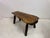 1960s Rustic Wabi Sabi Elm Coffee Table with Dot Details, 1960s For Sale - Image 5 of 17