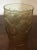 Brown 1930 Art Deco Rene Lalique Amber Tumbler Glass Vase Blidah Pattern Fruit and Leaves For Sale - Image 8 of 11