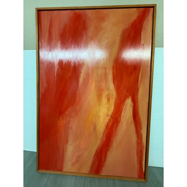 Abstract Expressionism Acrylic on Canvas, Framed For Sale - Image 12 of 12