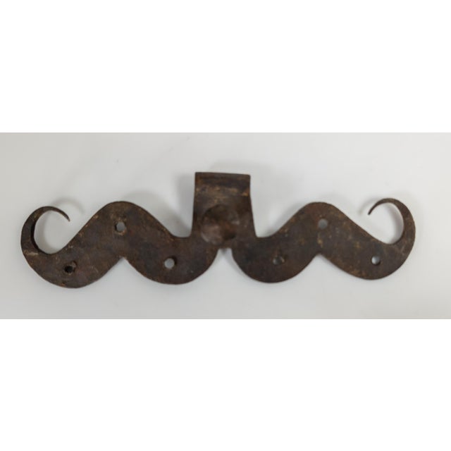 We are selling this great pair of blacksmith hand wrought iron hinges. These hinges have great form with an undulating...