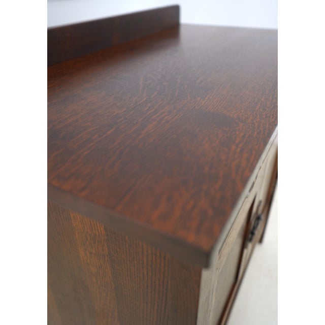 Stickley Mission Oak 1 Drawer Console Server Cabinet For Sale In Philadelphia - Image 6 of 18