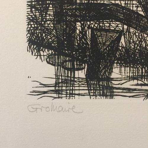 Marcel Gromaire, Le Village, 20th Century, Etching For Sale - Image 4 of 6