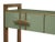 Not Yet Made - Made To Order Green Murano Glass Console with Brass Handles and Legs by Justfurnituress For Sale - Image 5 of 7