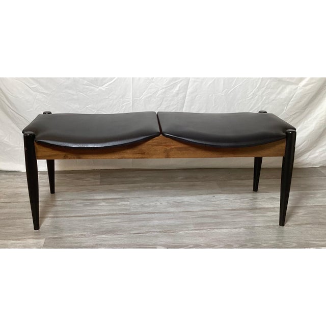 Mid 20th Century Arthur Umanoff attr. for John Stuart Mid-Century Sculptured Bench For Sale - Image 5 of 8