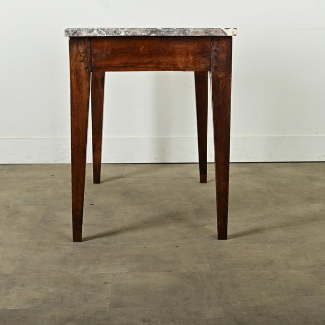 French 19th Century Oak Patisserie Console Table For Sale - Image 11 of 12